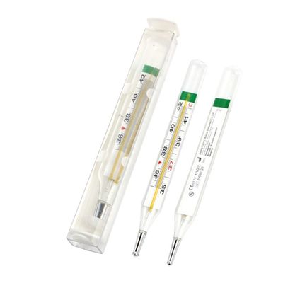 정확한 의료 겨드랑이 온도 측정기 맞춤형 OEM 수은 없는 유리