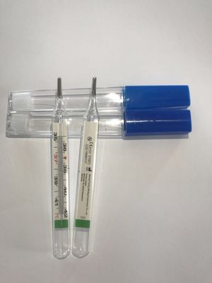 맞춤형 지원 아기/성인 유리 수은 없는 온도 측정기 섭씨 파렌히트